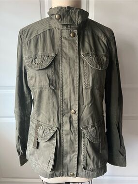 Buffalo David Bitton Olive Green Utility Jacket
